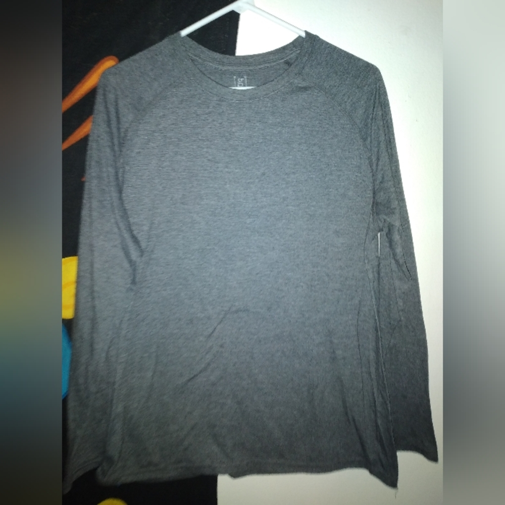 Gray Longsleeve T Shirt